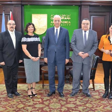 Alexandria University discuses creating joint programs with 