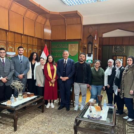 ندوة مهنية لمكتب الشلقاني في حقوق إسكندرية